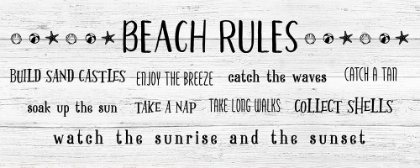 Picture of RULES OF THE BEACH