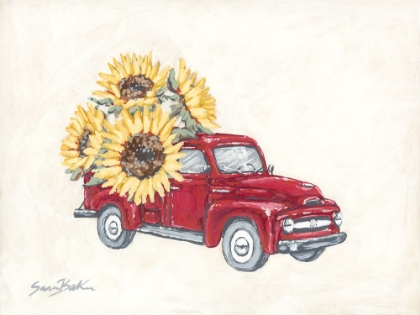 Picture of SUNFLOWER FARM TRUCK
