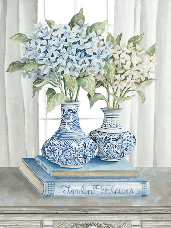 Picture of DELFT BLUE FLORAL III