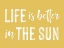 Picture of LIFE IS BETTER IN THE SUN