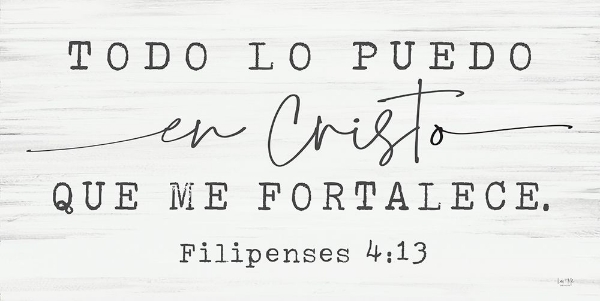 Picture of PHILIPPIANS 4:13 SPANISH   