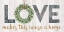 Picture of LOVE MAKES THIS HOUSE A HOME WITH WREATH