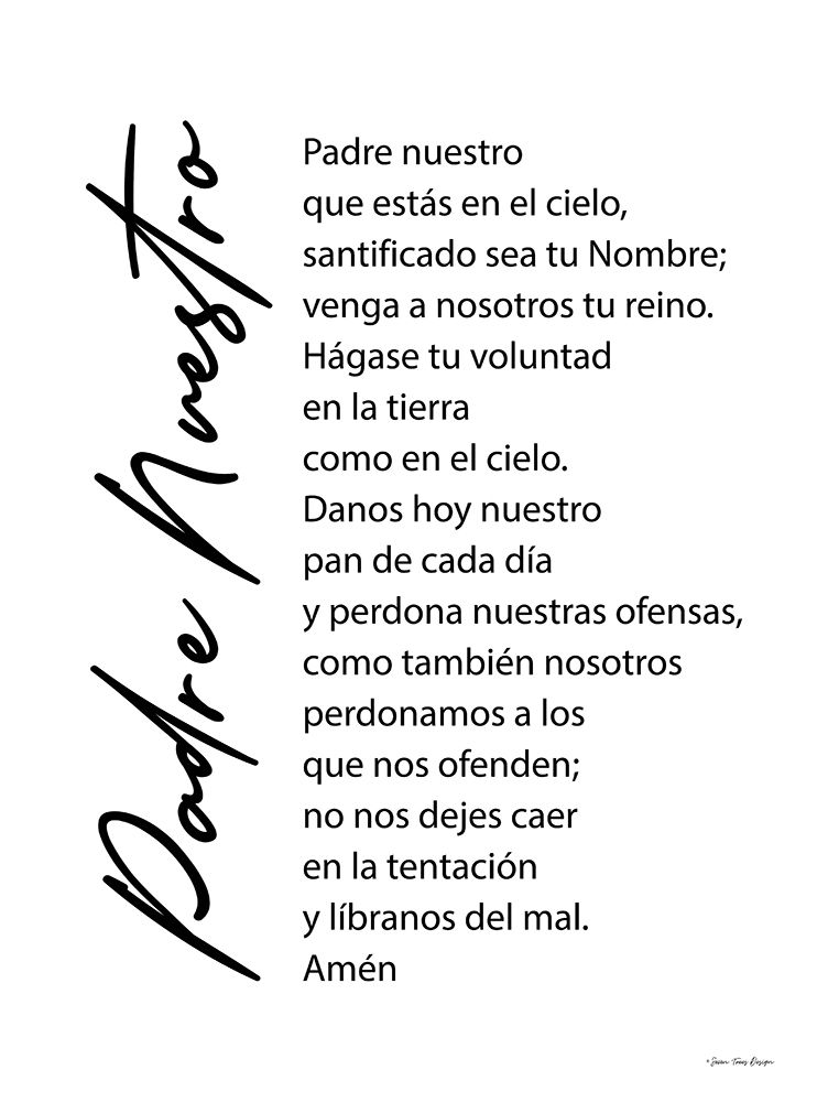 Somerset House - Images. THE LORDS PRAYER - SPANISH