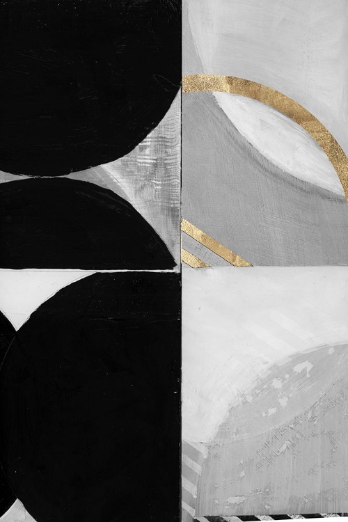 Picture of STRIPES AND CIRCLES I
