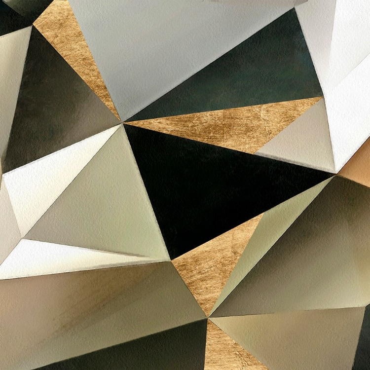 Picture of GOLD POLYGON WALL II