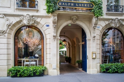 Picture of ENTRY TO RALPH LAUREN STORE AND RESTAURANT IN SAINT-GERMAIN-DES-PRES, PARIS, FRANCE