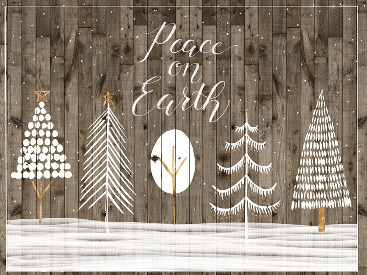 Picture of WOODED WHITE CHRISTMAS COLLECTION A