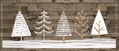 Picture of WOODED WHITE CHRISTMAS COLLECTION D