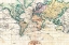 Picture of VINTAGE WORLD MAP 1801