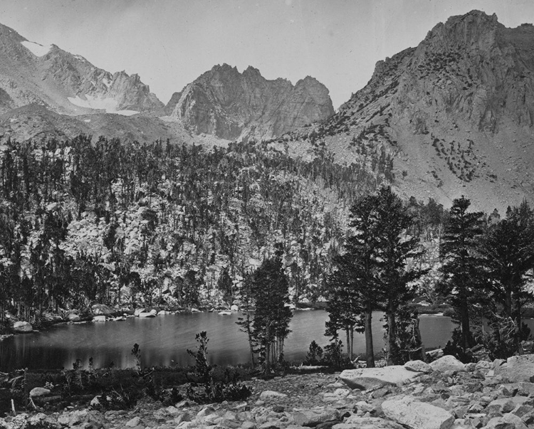 Picture of ALPINE LAKE-IN THE SIERRA NEVADA-CALIFORNIA