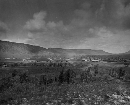 Picture of DISTANT VIEW OF CAMP APACHE-ARIZONA