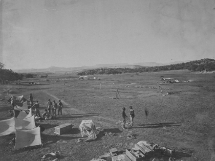 Picture of SURVEY CAMP NEAR FORT WINGATE-NEW MEXICO 1873