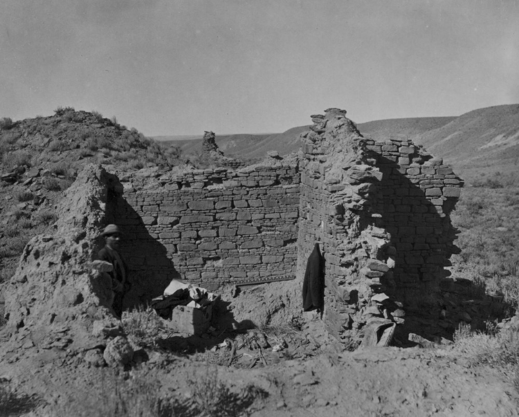 Picture of RUINS IN ANCIENT PUEBLO OF SAN JUAN-NEW MEXICO