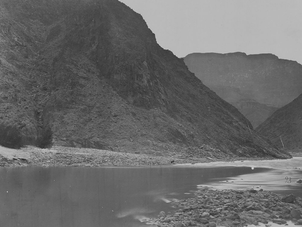 Picture of GRAND CANYON-LOOKING BELOW MOUTH OF DIAMOND RIVER-COLORADO RIVER-1871
