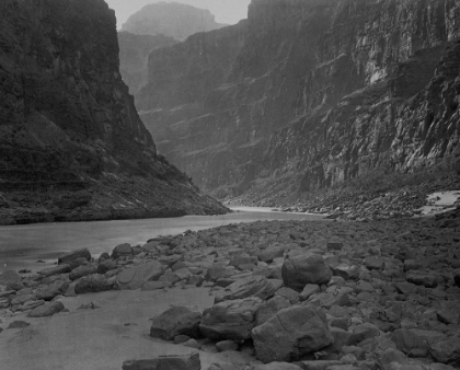 Picture of COLORADO RIVER-MOUTH OF KANAB WASH-LOOKING WEST