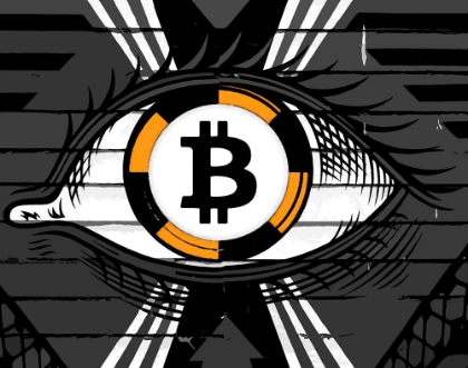 Picture of BITCOIN IN THE EYE