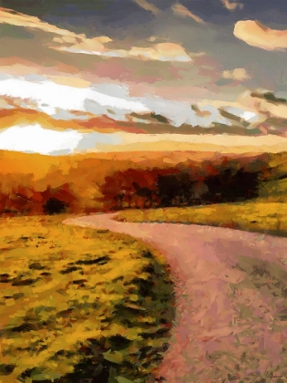 Picture of SUNSET ROAD - DIPTYCH A