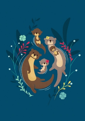 Picture of OTTER FAMILY