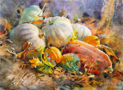 Picture of STILL LIFE WITH PUMPKINS