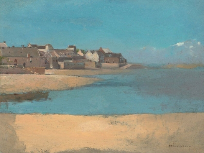 Picture of VILLAGE BY THE SEA IN BRITTANY