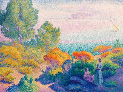 Picture of TWO WOMEN BY THE SHORE, MEDITERRANEAN