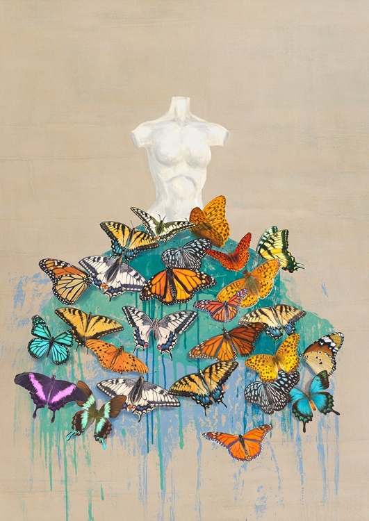 Picture of DRESS OF BUTTERFLIES I