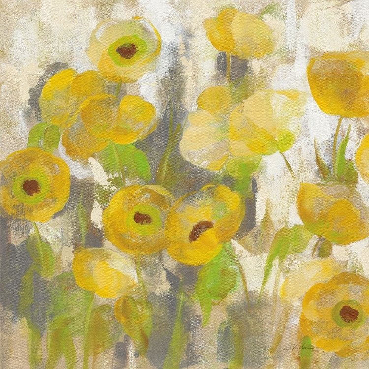 Picture of FLOATING YELLOW FLOWERS IV