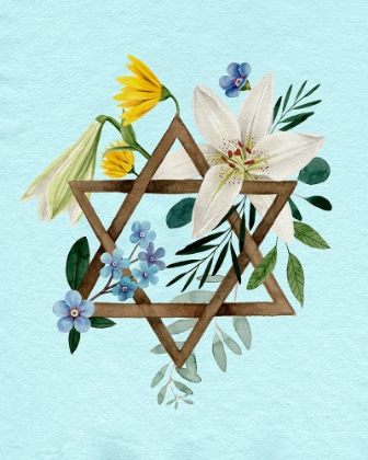 Picture of FLORAL HANUKKAH I