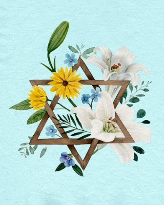 Picture of FLORAL HANUKKAH II