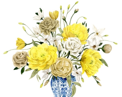 Picture of YELLOW AND ULTRAMARINE BOUQUET III