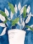 Picture of GREEN LEAVES IN POTS I