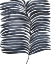 Picture of INDIGO FRONDS I