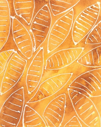Picture of STYLIZED LEAF SHAPES I
