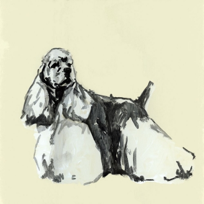 Picture of A VERY PASTEL MODERN DOG VII