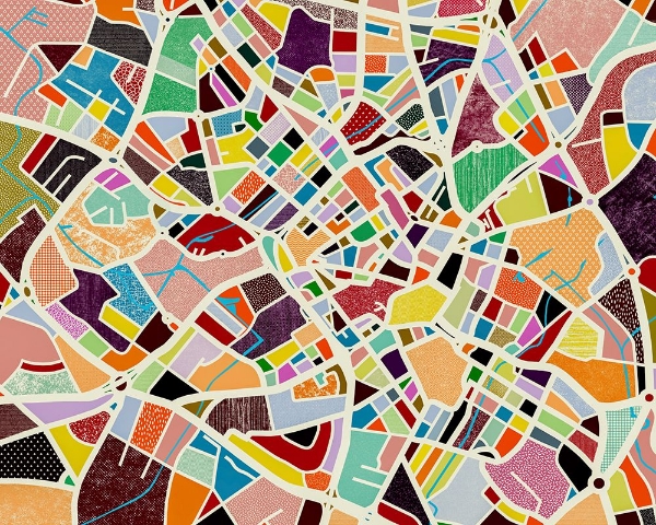 Picture of MODERN BIRMINGHAM MAP