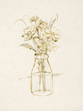 Picture of FADED FLOWER ARRANGMENT III