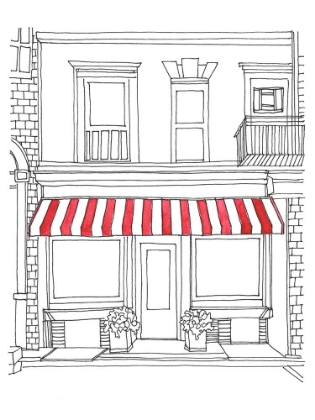 Picture of STRIPED AWNING V