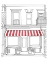 Picture of STRIPED AWNING V