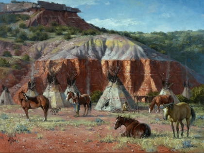 Picture of CAMP OF THE COMANCHE