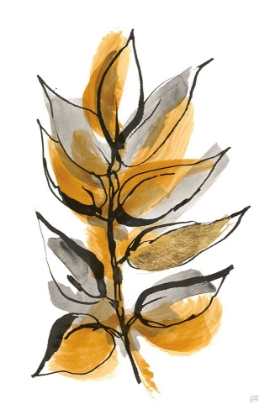 Picture of AMBER LEAVES I
