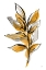 Picture of AMBER LEAVES II