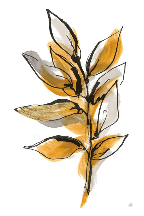 Picture of AMBER LEAVES II