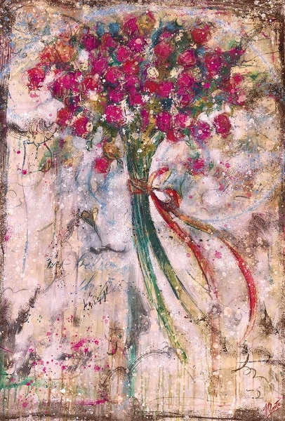 Picture of FLORAL BOUQUET RED
