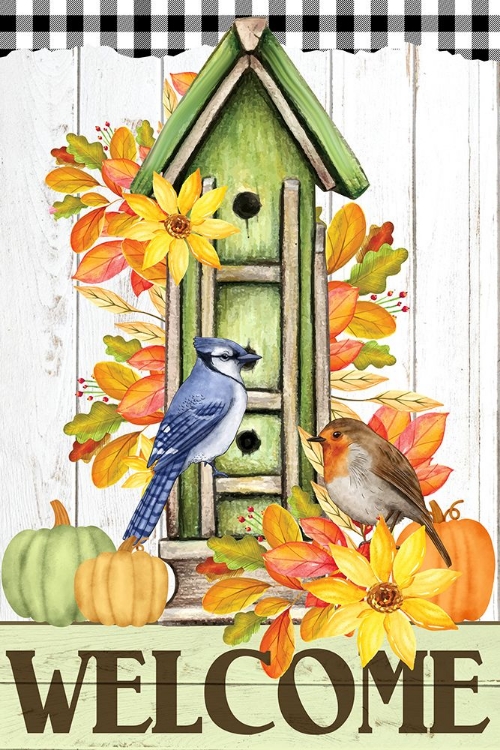 Picture of AUTUMN BIRDHOUSE