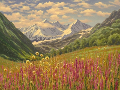 Picture of LUPINS IN THE MOUNTAINS