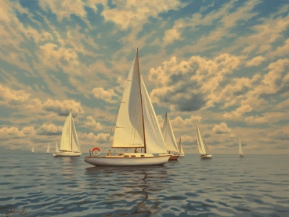 Picture of SAILS ON THE SEA