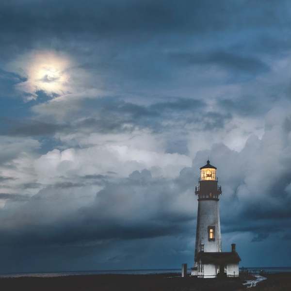 Picture of LIGHTHOUSE IN MOONLIGHT