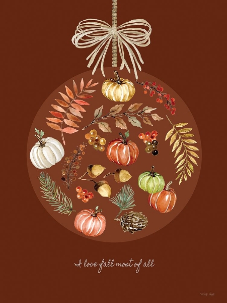 Picture of I LOVE FALL ORNAMENT