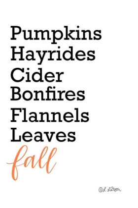 Picture of FALL WORDS