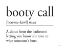 Picture of BOOTY CALL